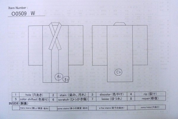 画像17: O0509W 女性用留袖  シルク（正絹） 黒, 菊 【中古】【USED】【リサイクル】 ★★★☆☆【O0509W】 (17)