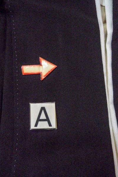 画像16: O0509X 女性用留袖  シルク（正絹） 黒, 梅 【中古】【USED】【リサイクル】 ★★☆☆☆【O0509X】 (16)