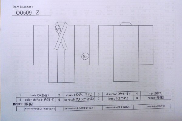 画像18: O0509Z 女性用留袖  シルク（正絹） 黒, ぼたん 【中古】【USED】【リサイクル】 ★★★☆☆【O0509Z】 (18)
