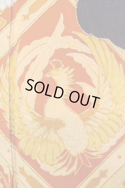 画像7: O0510C 女性用留袖  シルク（正絹） 黒, 菊 【中古】【USED】【リサイクル】 ★★★☆☆【O0510C】 (7)