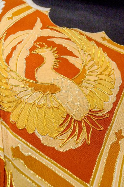 画像11: O0510C 女性用留袖  シルク（正絹） 黒, 菊 【中古】【USED】【リサイクル】 ★★★☆☆【O0510C】 (11)