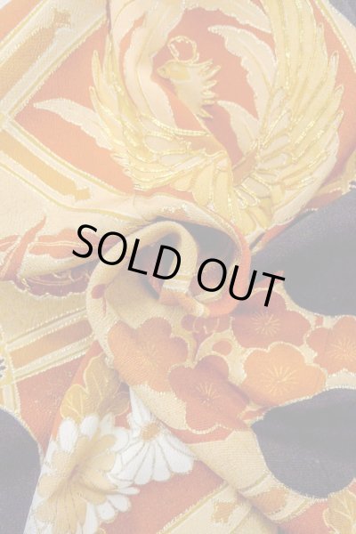 画像16: O0510C 女性用留袖  シルク（正絹） 黒, 菊 【中古】【USED】【リサイクル】 ★★★☆☆【O0510C】 (16)