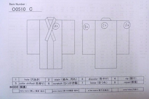 画像17: O0510C 女性用留袖  シルク（正絹） 黒, 菊 【中古】【USED】【リサイクル】 ★★★☆☆【O0510C】 (17)