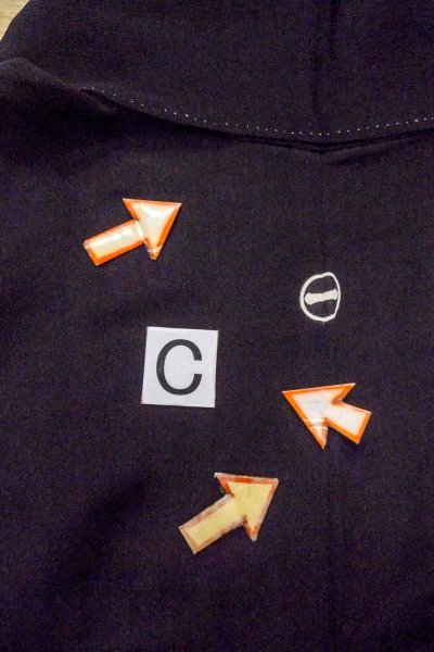 画像20: O0510C 女性用留袖  シルク（正絹） 黒, 菊 【中古】【USED】【リサイクル】 ★★★☆☆【O0510C】 (20)