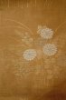 画像3: O0528A 袋帯 女性用着物 シルク（正絹）   茶色 花 【中古】 【USED】 【リサイクル】 ★★★★☆ (3)