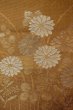 画像6: O0528A 袋帯 女性用着物 シルク（正絹）   茶色 花 【中古】 【USED】 【リサイクル】 ★★★★☆ (6)
