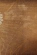 画像7: O0528A 袋帯 女性用着物 シルク（正絹）   茶色 花 【中古】 【USED】 【リサイクル】 ★★★★☆ (7)