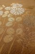 画像8: O0528A 袋帯 女性用着物 シルク（正絹）   茶色 花 【中古】 【USED】 【リサイクル】 ★★★★☆ (8)
