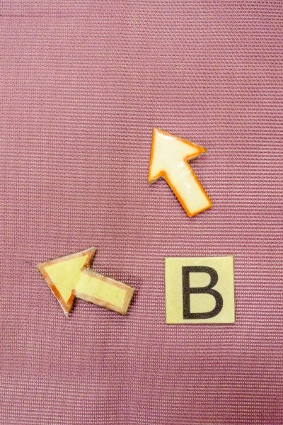 画像13: O0528M 名古屋帯 女性用着物 麻  灰色がかった 藤色 もみじ 【中古】 【USED】 【リサイクル】 ★★☆☆☆ (13)