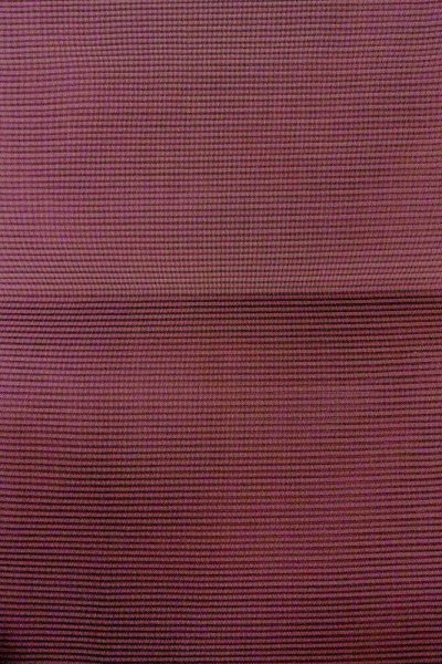 画像4: O0528N 八寸(袋名古屋)帯 女性用着物 麻   えんじ 抽象的模様 【中古】 【USED】 【リサイクル】 ★★★★☆ (4)