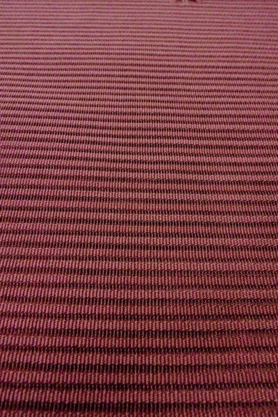 画像10: O0528N 八寸(袋名古屋)帯 女性用着物 麻   えんじ 抽象的模様 【中古】 【USED】 【リサイクル】 ★★★★☆ (10)