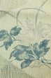 画像6: O0528P 八寸（袋名古屋）帯 女性用着物 麻  淡い 水色 花 【中古】 【USED】 【リサイクル】 ★☆☆☆☆ (6)