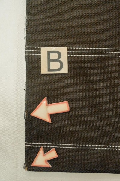 画像14: O0528Q 名古屋帯 女性用着物 麻   黒 もみじ 【中古】 【USED】 【リサイクル】 ★☆☆☆☆ (14)