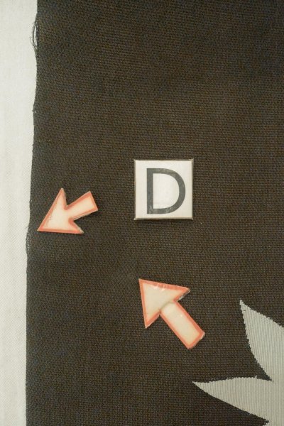 画像16: O0528Q 名古屋帯 女性用着物 麻   黒 もみじ 【中古】 【USED】 【リサイクル】 ★☆☆☆☆ (16)