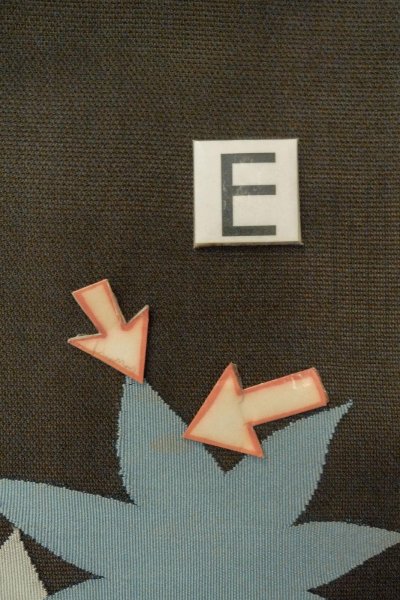 画像17: O0528Q 名古屋帯 女性用着物 麻   黒 もみじ 【中古】 【USED】 【リサイクル】 ★☆☆☆☆ (17)