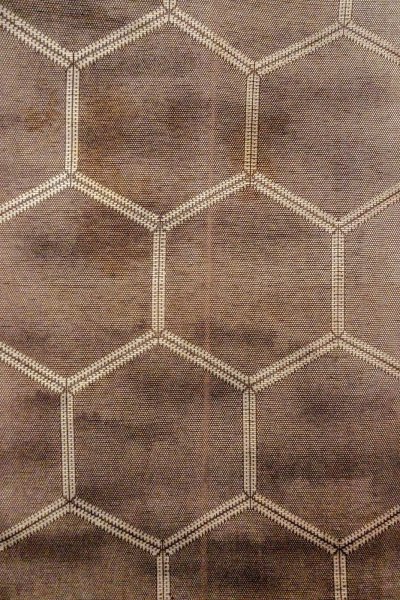 画像3: O0528V 袋帯 女性用着物 麻  深い 紫色 亀甲 【中古】 【USED】 【リサイクル】 ★★☆☆☆ (3)