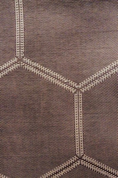 画像6: O0528V 袋帯 女性用着物 麻  深い 紫色 亀甲 【中古】 【USED】 【リサイクル】 ★★☆☆☆ (6)