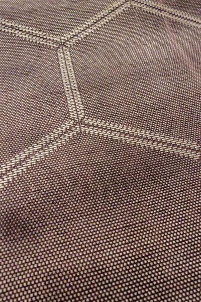 画像10: O0528V 袋帯 女性用着物 麻  深い 紫色 亀甲 【中古】 【USED】 【リサイクル】 ★★☆☆☆ (10)