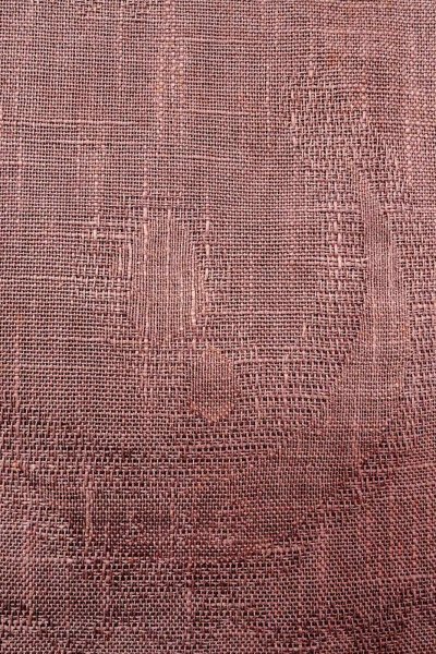 画像5: O0529A 八寸（袋名古屋）帯 女性用着物 麻 淡い 灰色がかった 紫色 抽象的模様 【中古】 【USED】 【リサイクル】 ★★☆☆☆ (5)