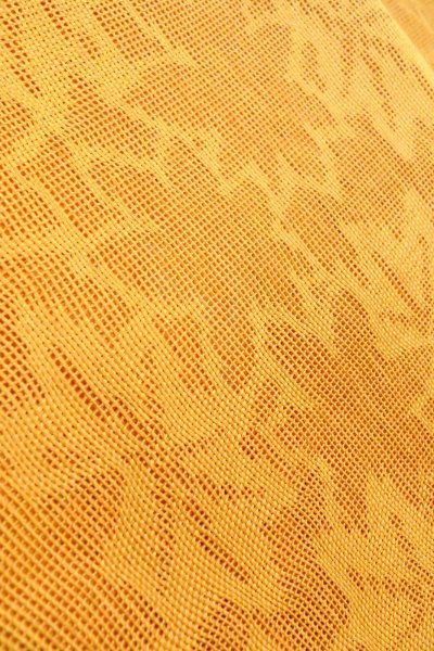 画像9: O0606C 名古屋帯 女性用着物 麻   山吹 もみじ 【中古】 【USED】 【リサイクル】 ★★★☆☆ (9)