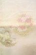 画像7: O0606D 名古屋帯 女性用着物 麻  淡い オフ　ホワイト ぼたん 【中古】 【USED】 【リサイクル】 ★★☆☆☆ (7)