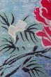 画像8: O0606E 名古屋帯 女性用着物 麻  光沢のある 銀色 花 【中古】 【USED】 【リサイクル】 ★☆☆☆☆ (8)