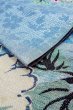 画像13: O0606E 名古屋帯 女性用着物 麻  光沢のある 銀色 花 【中古】 【USED】 【リサイクル】 ★☆☆☆☆ (13)