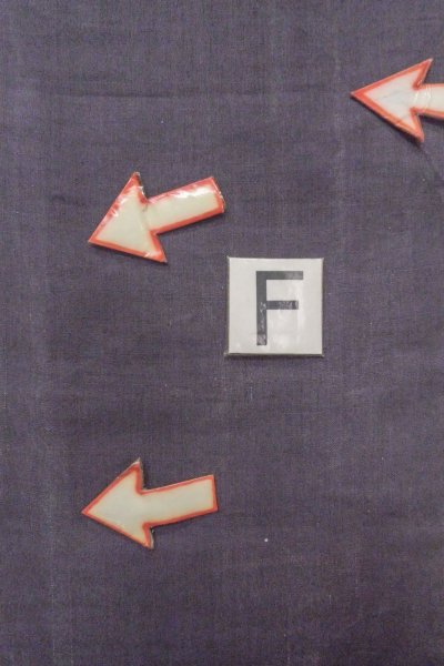 画像18: O0606F 名古屋帯 女性用着物 麻  深い 紫色 葉 【中古】 【USED】 【リサイクル】 ★★☆☆☆ (18)