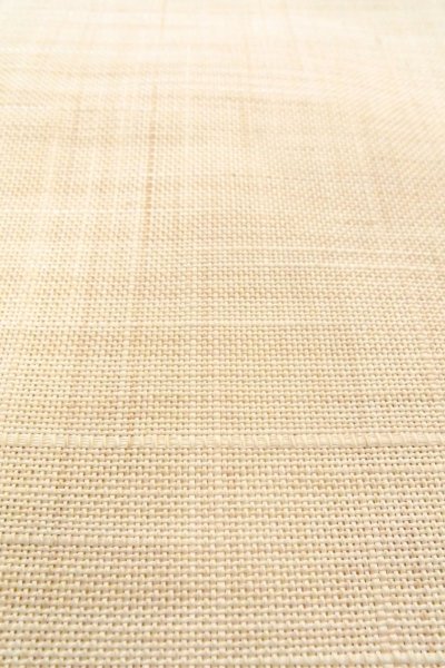 画像12: O0606G 名古屋帯 女性用着物 麻   アイボリー つた 【中古】 【USED】 【リサイクル】 ★★☆☆☆ (12)