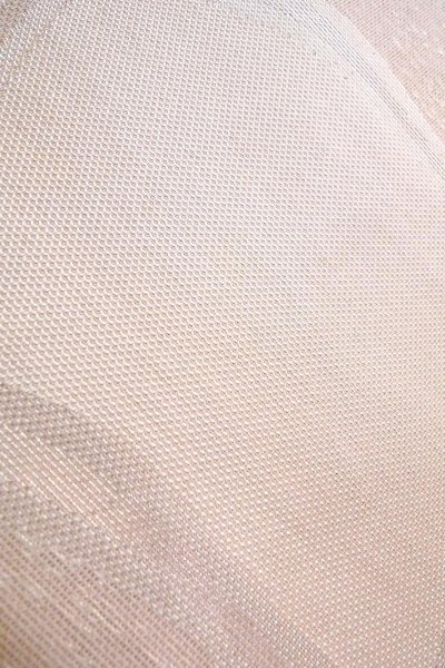 画像12: O0606K 袋帯 女性用着物 麻 光沢のある 淡い 桃色 幾何学模様 【中古】 【USED】 【リサイクル】 ★★★☆☆ (12)