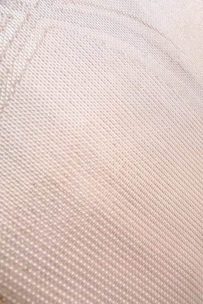 画像13: O0606K 袋帯 女性用着物 麻 光沢のある 淡い 桃色 幾何学模様 【中古】 【USED】 【リサイクル】 ★★★☆☆ (13)