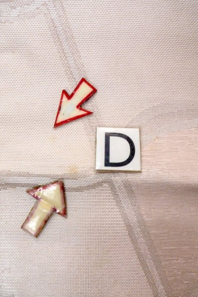 画像19: O0606K 袋帯 女性用着物 麻 光沢のある 淡い 桃色 幾何学模様 【中古】 【USED】 【リサイクル】 ★★★☆☆ (19)