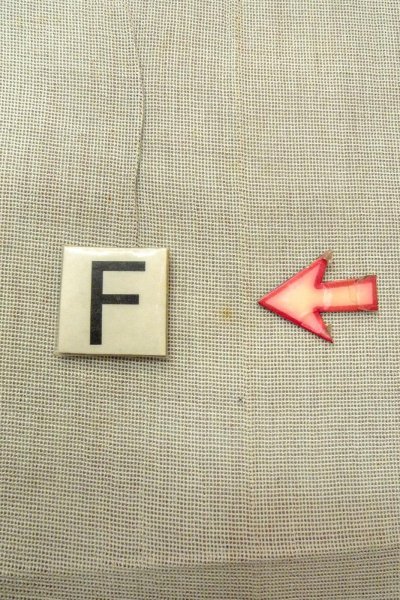 画像19: O0606M 名古屋帯 女性用着物 麻   灰色 花 【中古】 【USED】 【リサイクル】 ★★☆☆☆ (19)