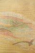 画像5: O0606O 袋帯 女性用着物 麻  灰色がかった 黄色 抽象的模様 【中古】 【USED】 【リサイクル】 ★★★☆☆ (5)
