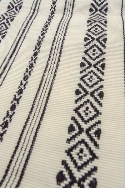 画像8: O0606P 袋帯 女性用着物 ウール   アイボリー 献上柄 【中古】 【USED】 【リサイクル】 ★☆☆☆☆ (8)