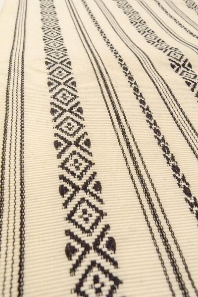 画像10: O0606P 袋帯 女性用着物 ウール   アイボリー 献上柄 【中古】 【USED】 【リサイクル】 ★☆☆☆☆ (10)