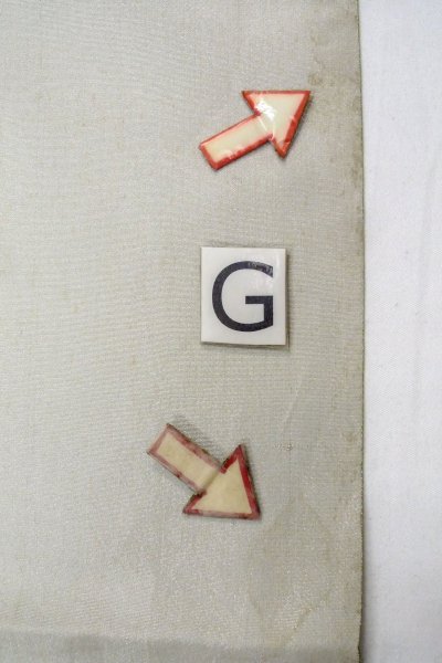 画像18: O0606Q 八寸（袋名古屋）帯 女性用着物 シルク（正絹）  光沢のある 黄緑色 桜 【中古】 【USED】 【リサイクル】 ★★☆☆☆ (18)