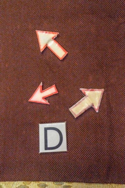 画像15: O0606R 八寸（袋名古屋）帯 女性用着物 シルク（正絹）   茶色 木 【中古】 【USED】 【リサイクル】 ★★☆☆☆ (15)