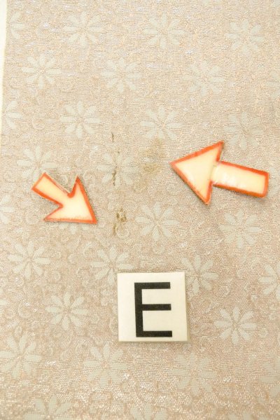 画像16: O0606W 八寸（袋名古屋）帯 女性用着物 シルク（正絹）  薄い 灰色 花 【中古】 【USED】 【リサイクル】 ★☆☆☆☆ (16)