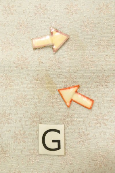 画像18: O0606W 八寸（袋名古屋）帯 女性用着物 シルク（正絹）  薄い 灰色 花 【中古】 【USED】 【リサイクル】 ★☆☆☆☆ (18)