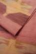 画像11: O0606Z 名古屋帯 女性用着物 シルク（正絹）   えんじ 幾何学模様 【中古】 【USED】 【リサイクル】 ★★★☆☆ (11)