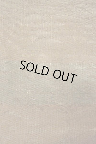 画像5: O0607B 袋帯 女性用着物 麻  深い 茶色 葉 【中古】 【USED】 【リサイクル】 ★★☆☆☆ (5)