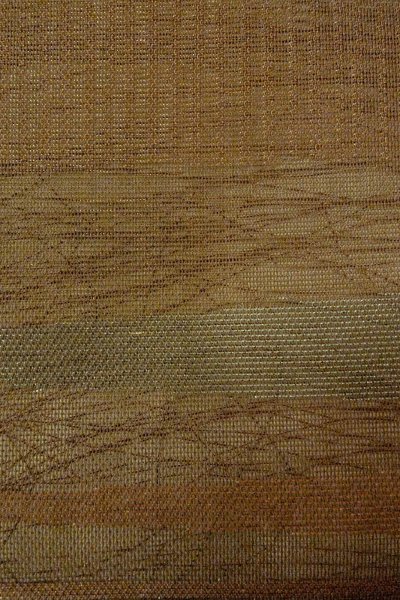 画像6: O0607B 袋帯 女性用着物 麻  深い 茶色 葉 【中古】 【USED】 【リサイクル】 ★★☆☆☆ (6)