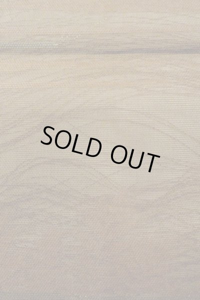 画像7: O0607B 袋帯 女性用着物 麻  深い 茶色 葉 【中古】 【USED】 【リサイクル】 ★★☆☆☆ (7)