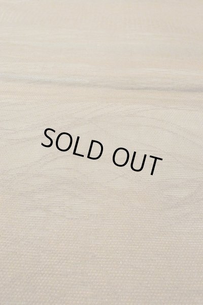 画像9: O0607B 袋帯 女性用着物 麻  深い 茶色 葉 【中古】 【USED】 【リサイクル】 ★★☆☆☆ (9)