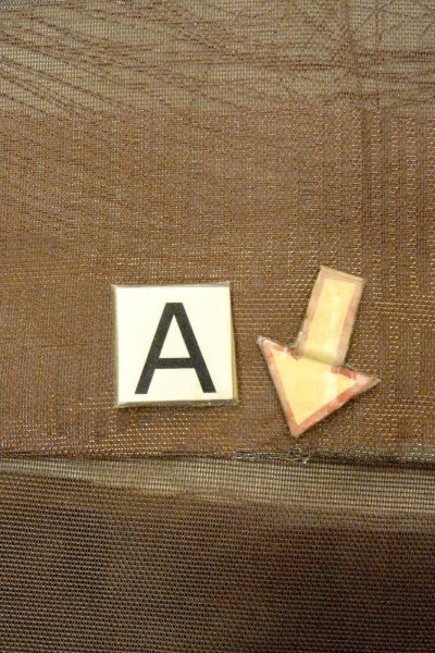 画像12: O0607B 袋帯 女性用着物 麻  深い 茶色 葉 【中古】 【USED】 【リサイクル】 ★★☆☆☆ (12)