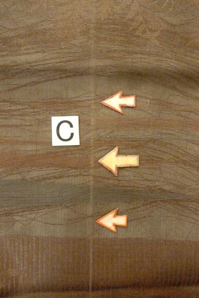 画像14: O0607B 袋帯 女性用着物 麻  深い 茶色 葉 【中古】 【USED】 【リサイクル】 ★★☆☆☆ (14)