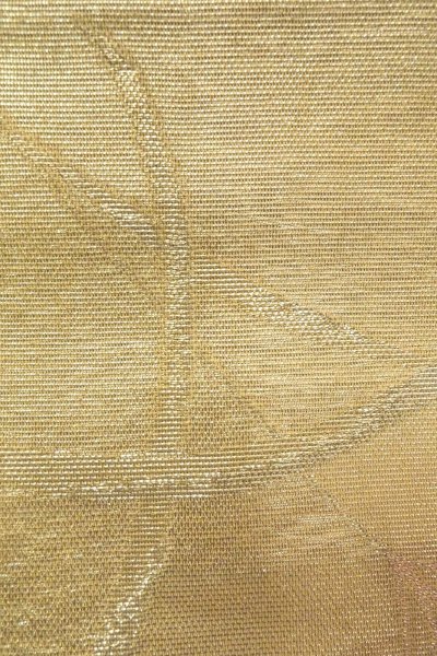 画像7: O0607C 袋帯 女性用着物 シルク（正絹）  光沢のある アイボリー  【中古】 【USED】 【リサイクル】 ★★★☆☆ (7)