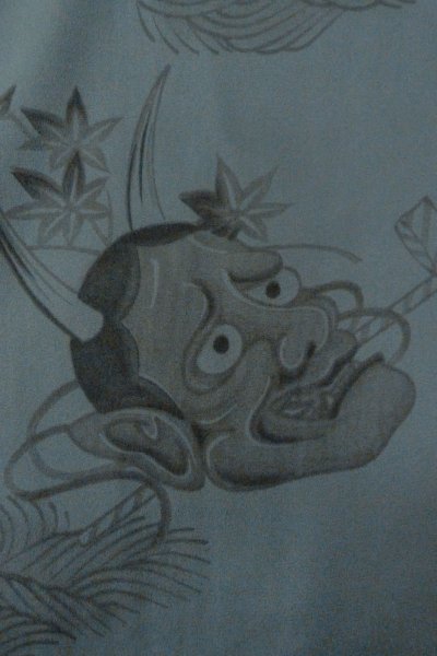 画像6: O0624A 男性用襦袢  綿 オフ　ホワイト, もみじ 【中古】【USED】【リサイクル】 ★★★☆☆【O0624A】 (6)