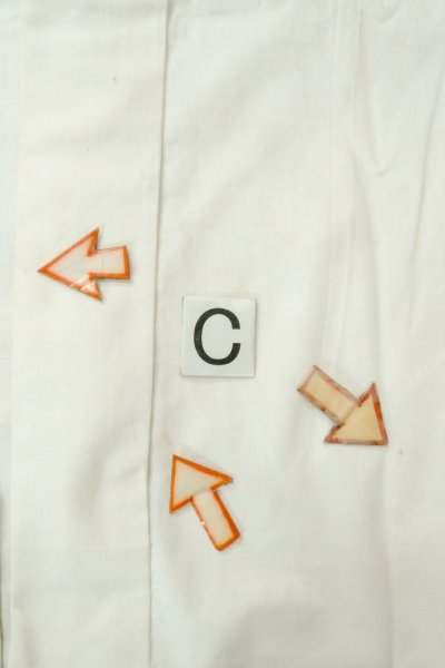 画像15: O0624B 男性用襦袢  綿 オフ　ホワイト, 風景 【中古】【USED】【リサイクル】 ★★☆☆☆【O0624B】 (15)